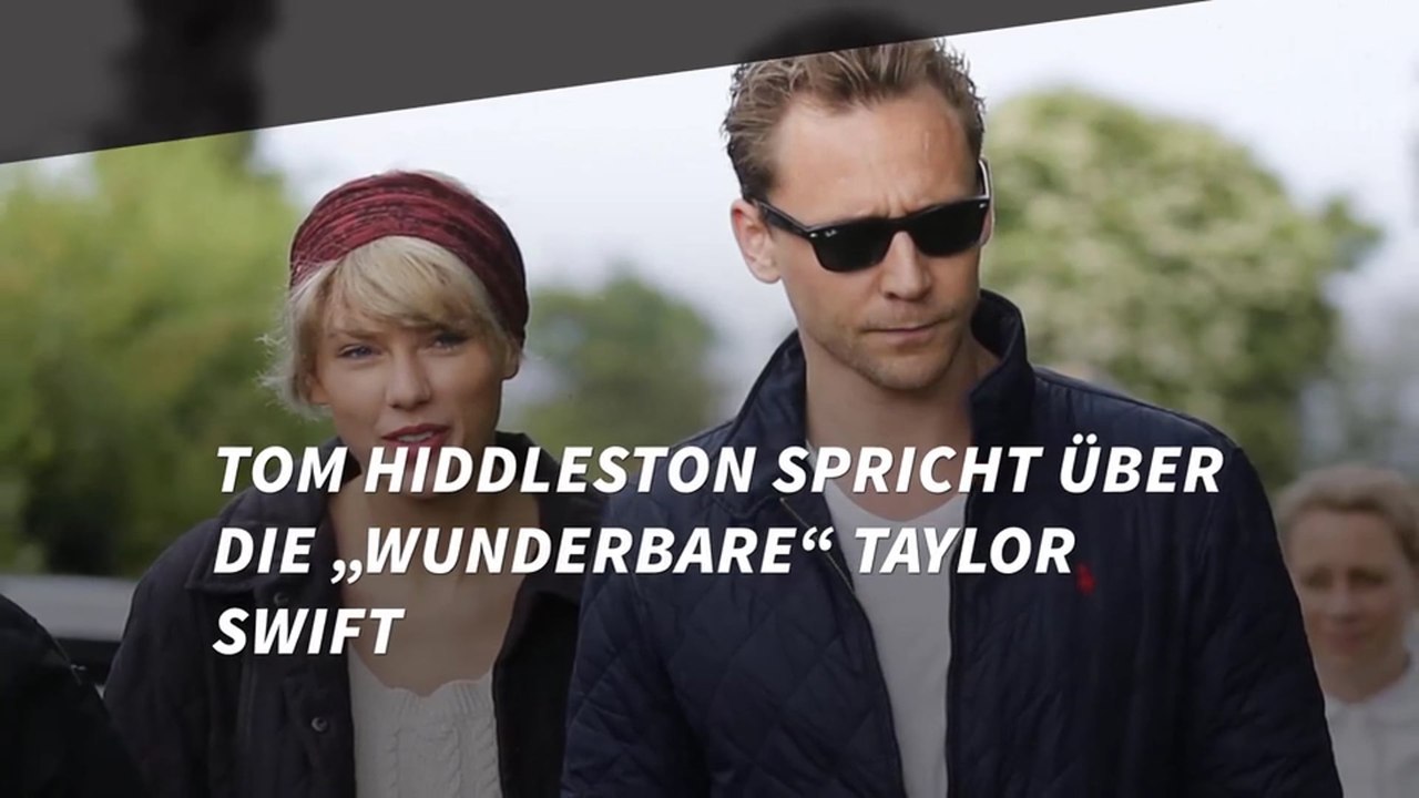Tom Hiddleston spricht über die „wunderbare“ Taylor Swift
