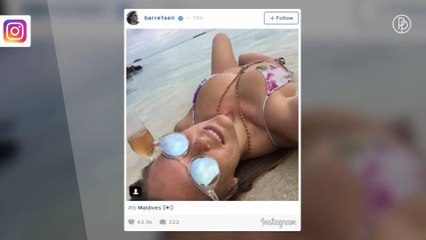 Bar Refaeli räkelt sich sexy am Strand