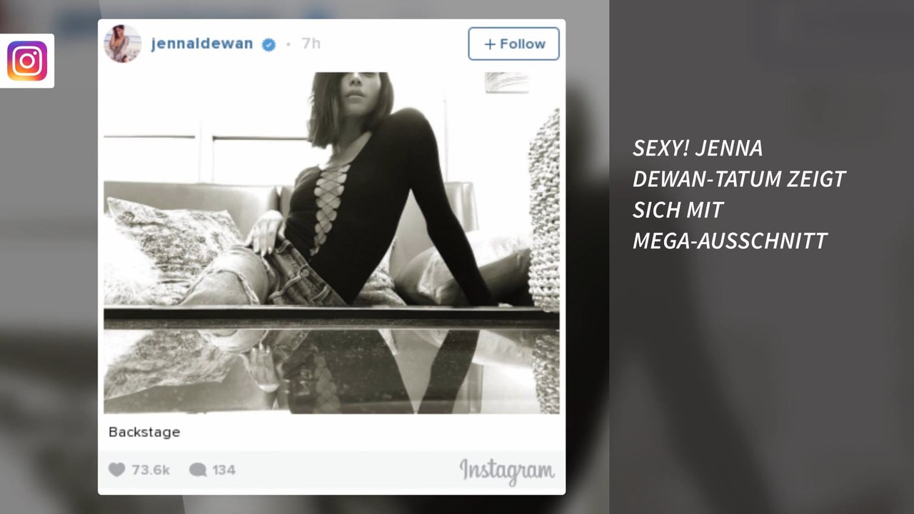 Sexy! Jenna Dewan-Tatum zeigt sich mit Mega-Ausschnitt