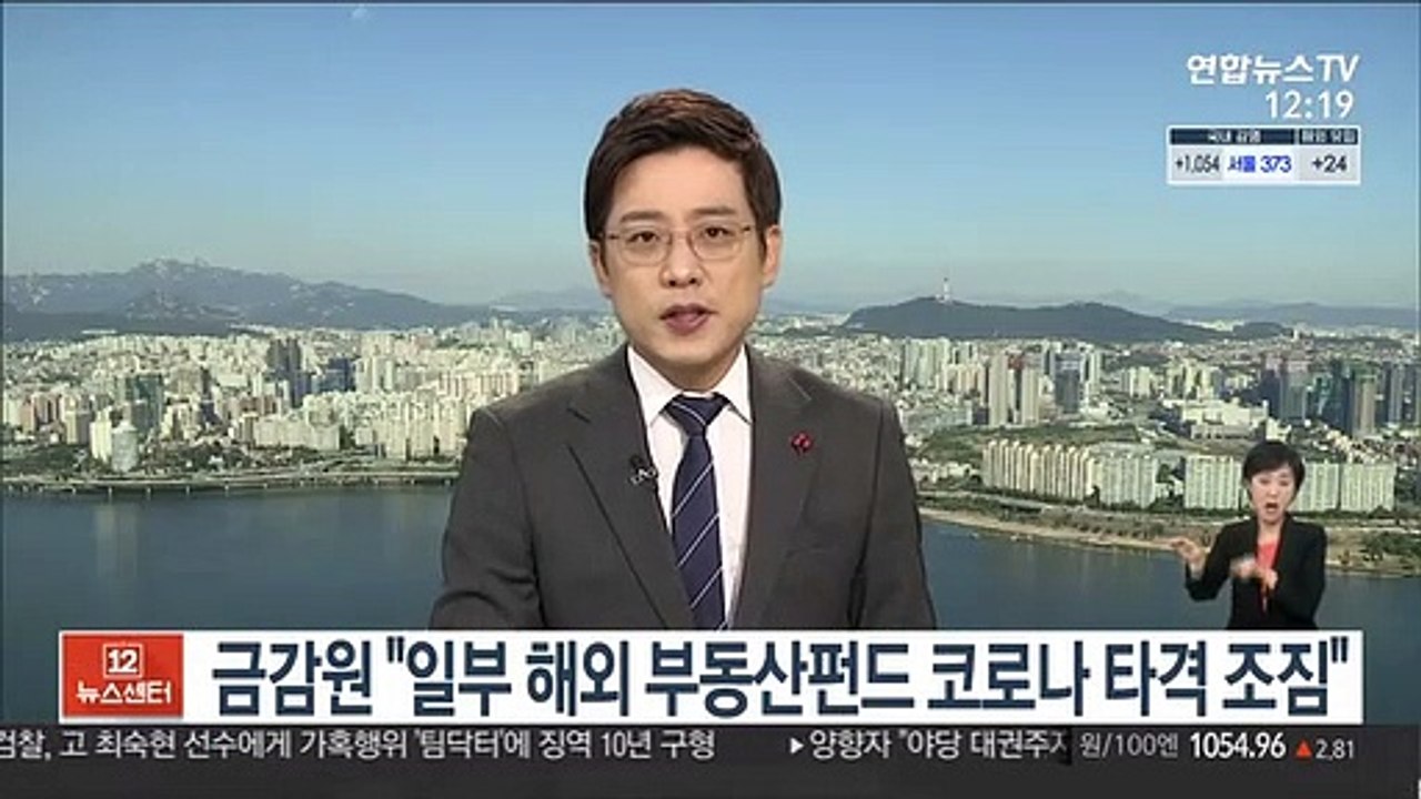 금감원 "일부 해외 부동산펀드 코로나 타격 조짐"