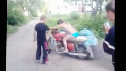 Top funny Bike stunts fail