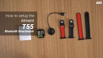 How to setup the Alment T55  Bluetooth Smart watch 2021 unbox and riview