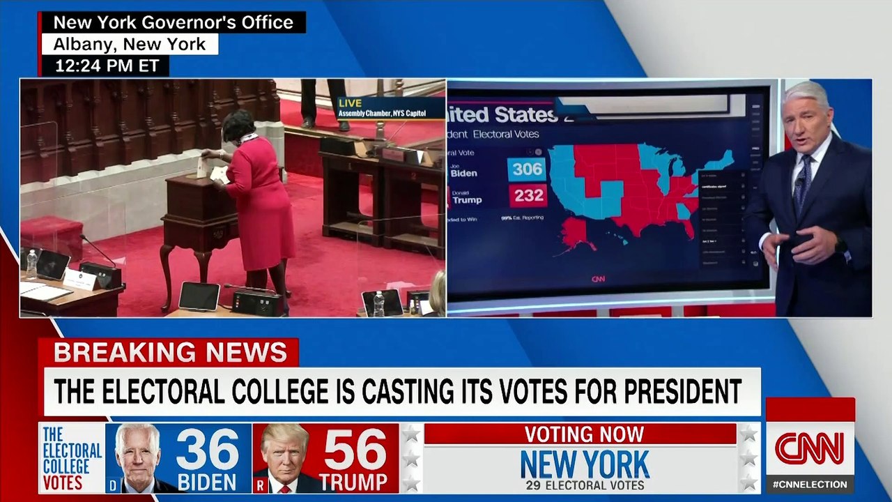 Watch the historic moment Georgia's 16 electors vote for President-elect Joe Biden