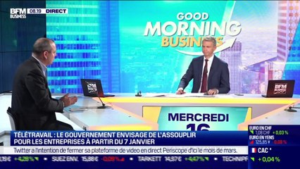 Laurent Berger, (CFDT) : Le gouvernement envisage d'assouplir le télétravail d'ici janvier - 16/12