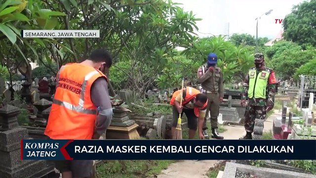 Razia Masker Kembali Gencar Dilakukan di Kota Semarang