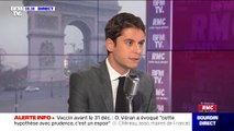 Covid-19: Gabriel Attal évoque le chiffre 
