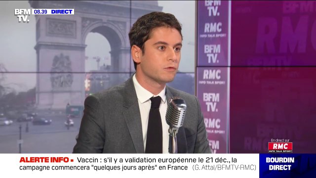 Gabriel Attal: l'objectif est de vacciner autour de 15 millions de nos concitoyens avant l'été