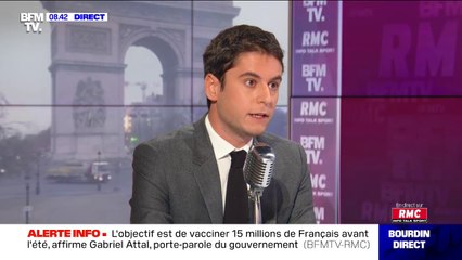 Pour Gabriel Attal, les tests salivaires ne sont pas encore "totalement encourageants pour les mettre en circulation"