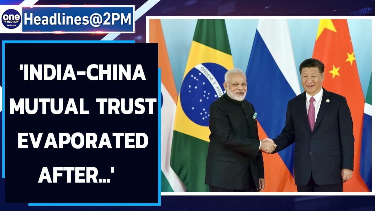 India-China trust evaporated after..., says top...