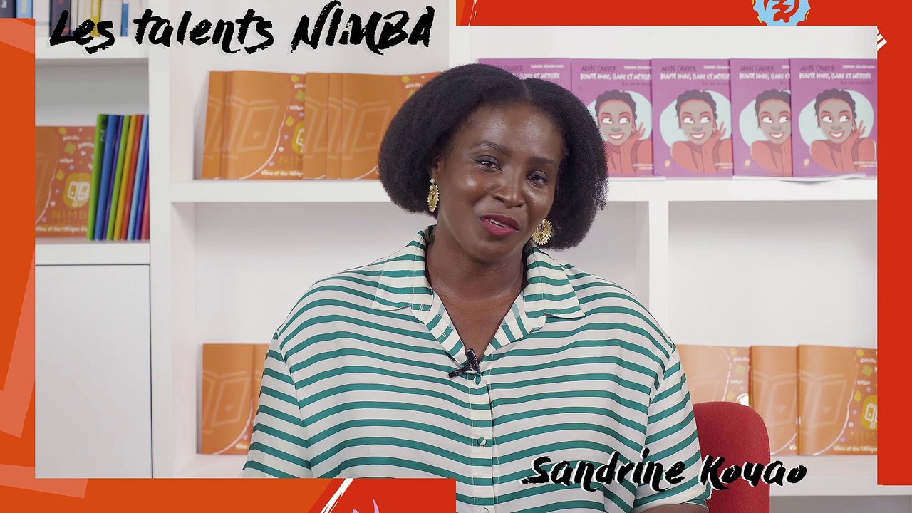 Talents Nimba avec Sandrine Assouan KOUAO, auteure de l'oeuvre "Mon cahier beauté noire, claire et métissée"