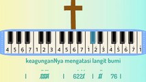 LANGIT DAN BUMI PUJILAH TUHAN: PIANIKA ❲MELODICA❳ TUTORIAL | LAGU ROHANI