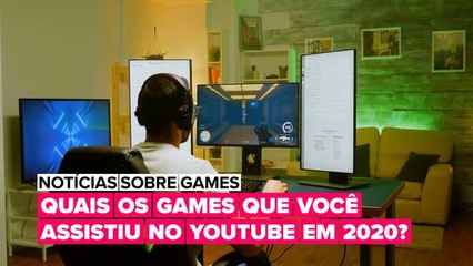Quais foram os games mais assistidos do Youtube?