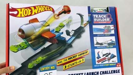 Hot Wheels Track Builder Rocket Launch Challenge