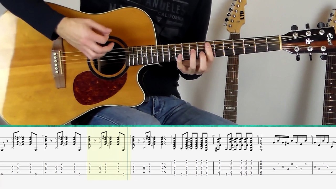 Bon Jovi - Livin' On A Prayer - Acoustic Version (Guitar Tutorial)