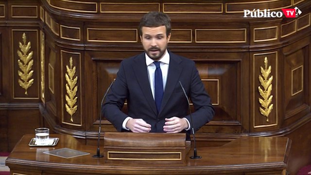 Pablo Casado, a Pedro Sánchez: Sienta de verdad (...), con lágrimas
