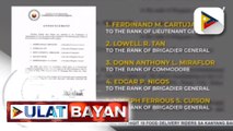 #UlatBayan | Pangalan ng ilang AFP officials, isinumite na ni Pangulong #Duterte sa CA para sa kanilang nominasyon