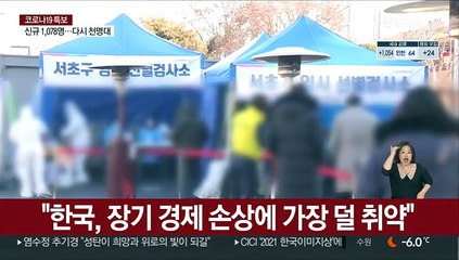 "한국, 코로나19 장기 경제 손상에 가장 덜 취약해"