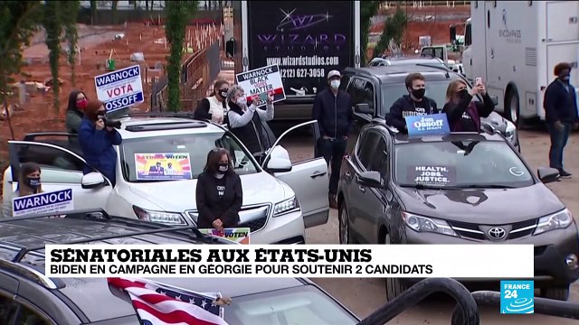 Élections sénatoriales aux États-Unis : Joe Biden renoue avec la campagne électorale en Géorgie