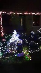 Kath and Duncan Christmas lights - Dunning