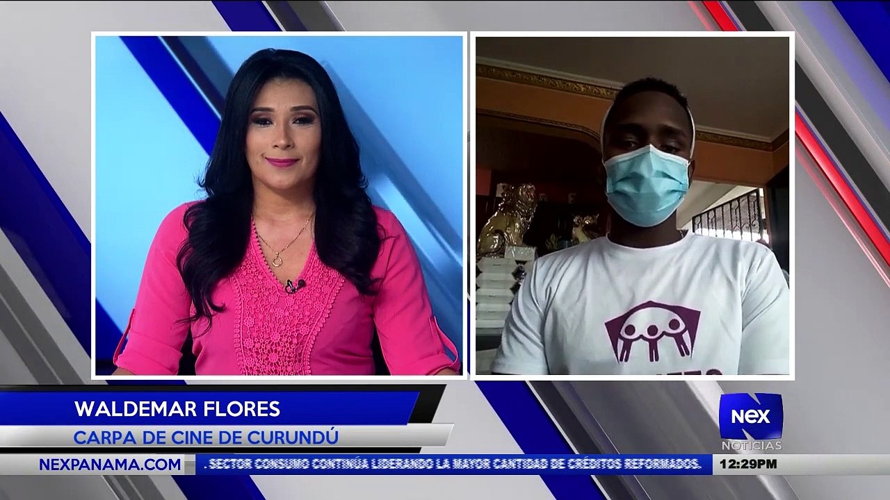 Entrevista a Waldemar Flores, sobre la carpa de cine en Curundú - Nex Noticias