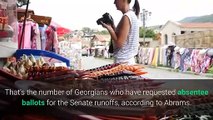 Georgia Senate Runoffs More Voters Turn Out For First Day Of Early Voting