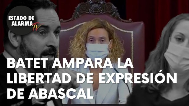 La presidenta del CONGRESO AMPARA la LIBERTAD de EXPRESIÓN de ABASCAL al RELACIONAR INMIGRACIÓN ILEGAL y DELINCUENCIA