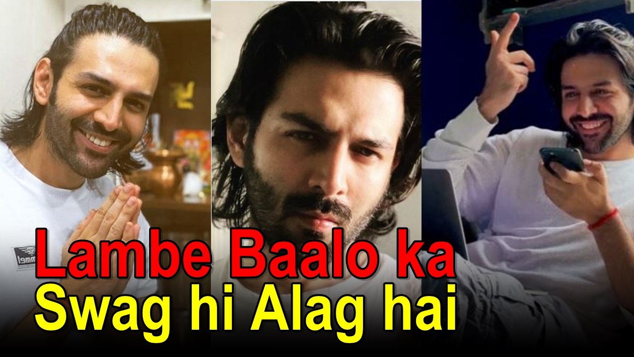 Kartik Aaryan flaunts long hair in his new post