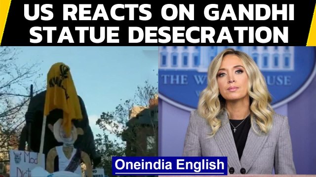 US reacts after Gandhi statue is desecrated by Khalistanis | Oneindia News