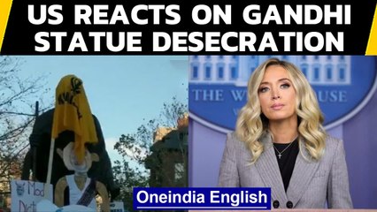 US reacts after Gandhi statue is desecrated by Khalistanis | Oneindia News