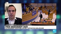 Prix Sakharov 2020 : le Parlement européen sacre l'opposition biélorusse