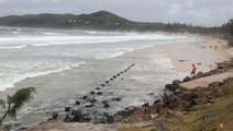 Erosion causes popular beach to shrink