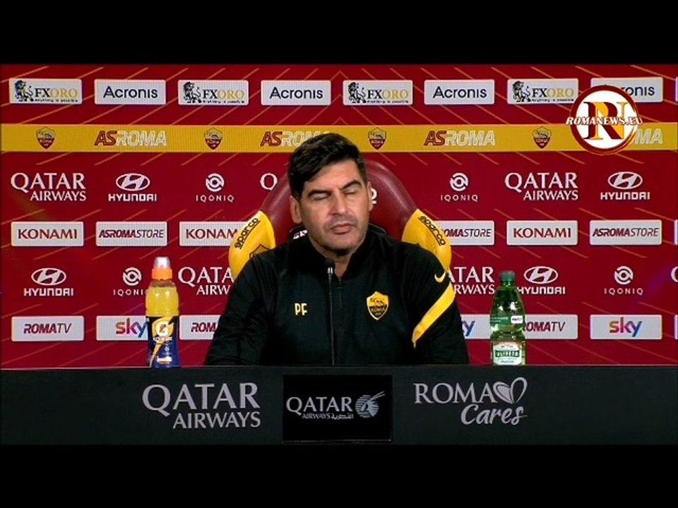 Fonseca in conferenza stampa prima di Roma-Torino