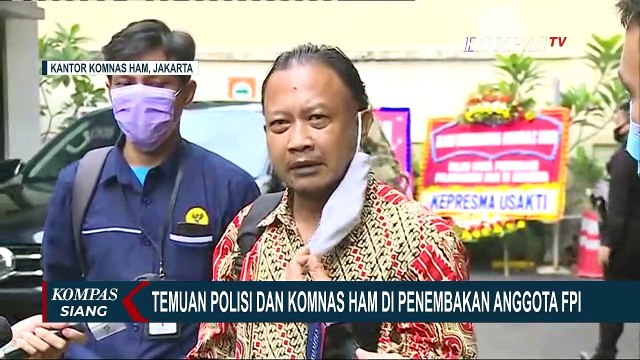 Polisi Undang Komnas HAM Beberkan Hasil Penyelidikan Tewasnya Anggota FPI