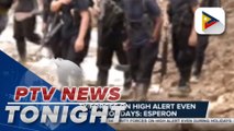#PTVNewsTonight | Security forces on high alert even during holidays: Esperon