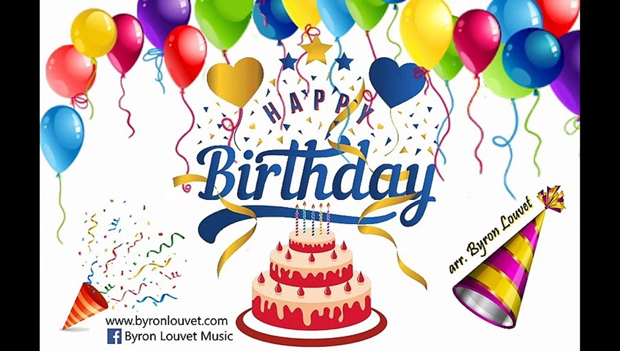 Happy Birthday - arr. Byron Louvet +TAB