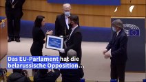 Belarussische Opposition mit Sacharow-Preis ausgezeichnet