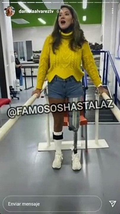 Daniella Álvarez se atrevió a bailar con su nueva prótesis