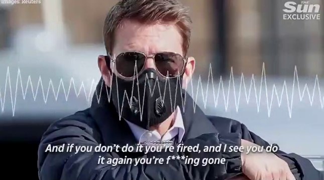 La crise de nerf de Tom Cruise envers deux employés qui n'ont pas respecter les consigne sanitaires