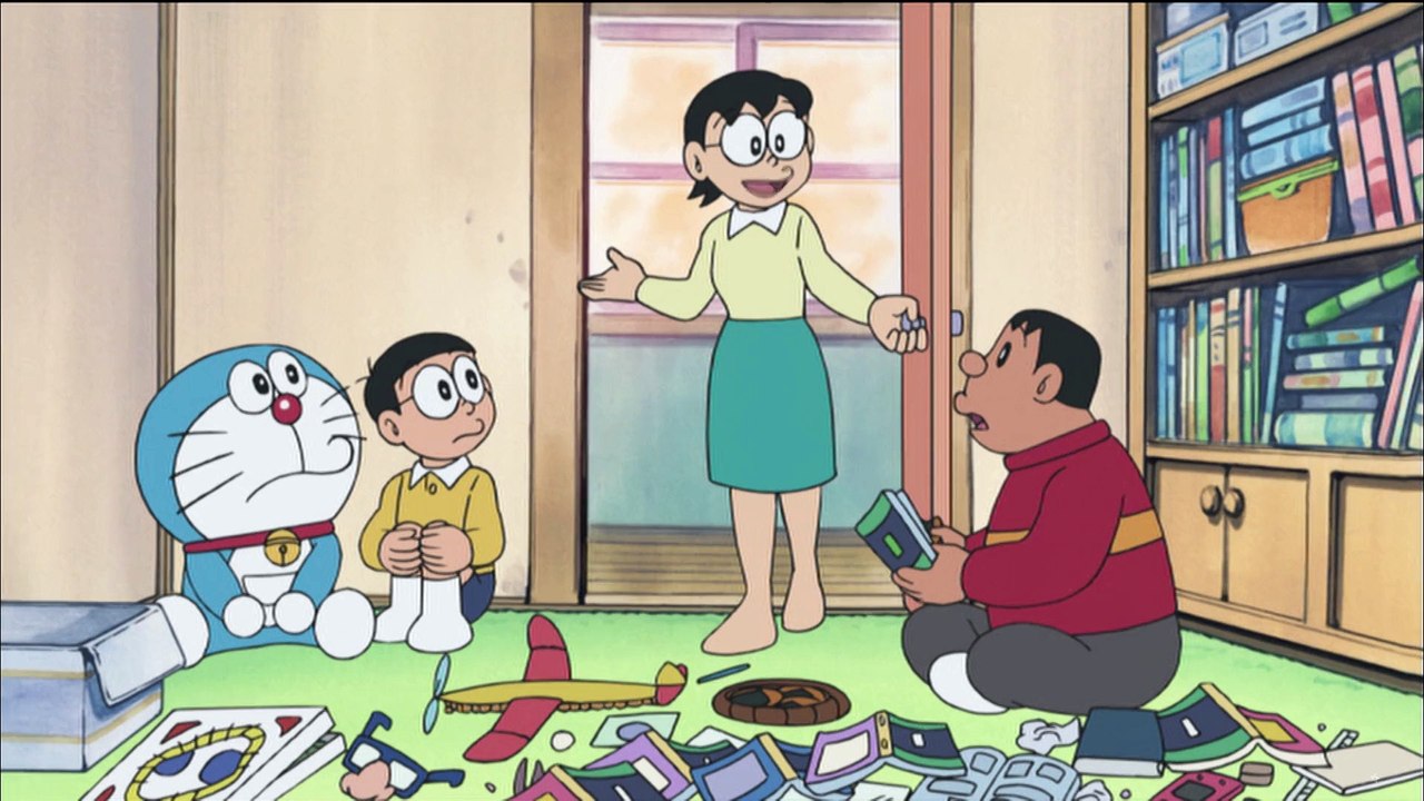 Doraemon in Hindi EP15 - Friend-making Topknot | Gian, the Freeloader