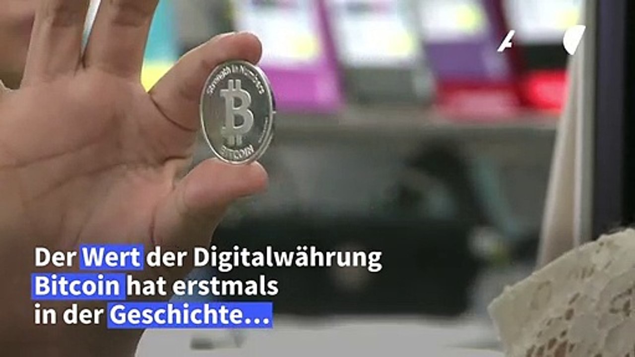 Bitcoin kostet erstmals mehr als 20.000 Dollar