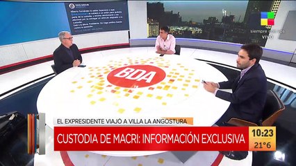 Cruces por la custodia de Macri