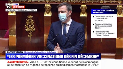 Modification de l'ADN, adjuvants... Olivier Véran répond aux questions sur le vaccin