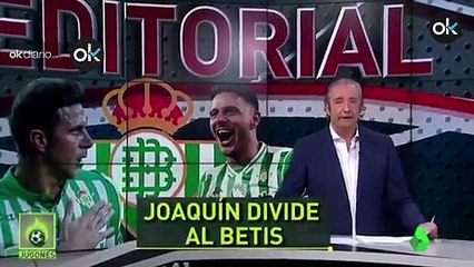 Sorprendente editorial de Pedrerol contra Joaquín por la guerra en el Betis