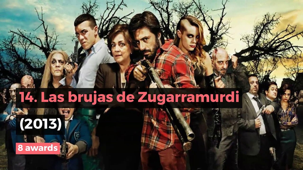 The 14 Films with the most Goya Awards