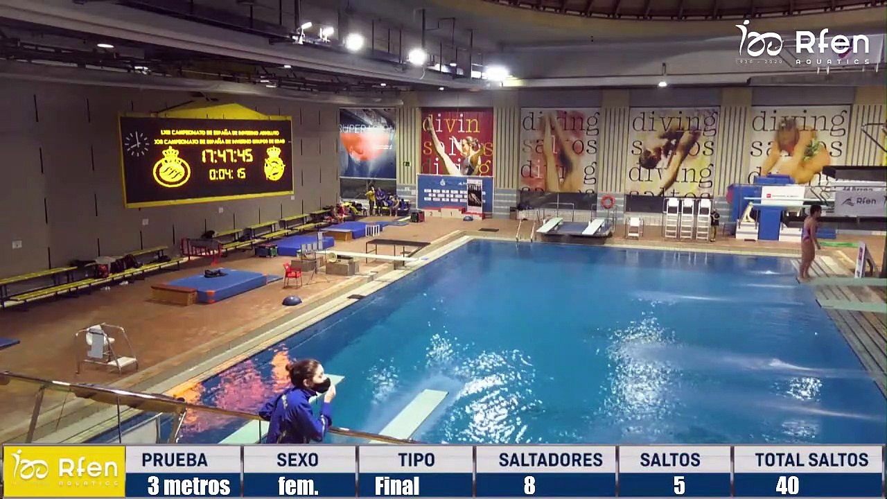 Campeonato de España de Invierno Absoluto de Saltos - Final 3 metros Femenina