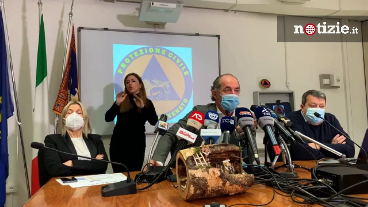 Coronavirus, Zaia in conferenza: “In Italia serve la zona rossa fino all’Epifania”