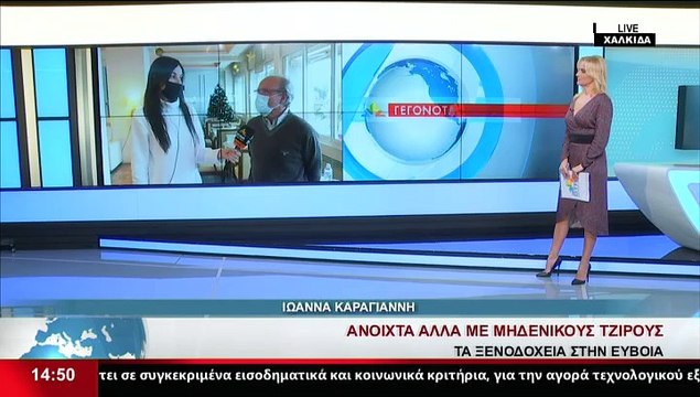 Ο Πρ. Ξενοδόχων Εύβοιας, Μ. Χέλμης, στο Star K.E.