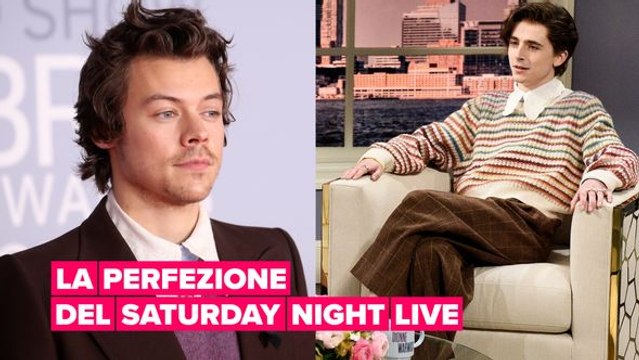 Timothée Chalamet e la sua interpretazione perfetta al Saturday Night Live