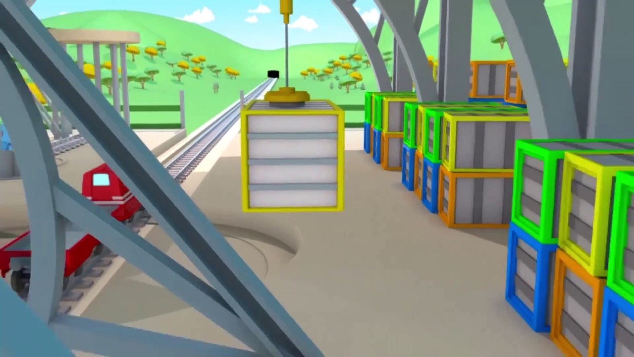 Troy le Train -  Le TRAIN FANTÔME - HALLOWEEN ! - La Ville des Voitures   Dessin animé Trains