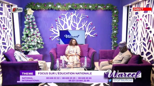 Wareef du 165 Décembre 2020 présenté par Eva Tra - Thème : Focus sur l'éducation nationale